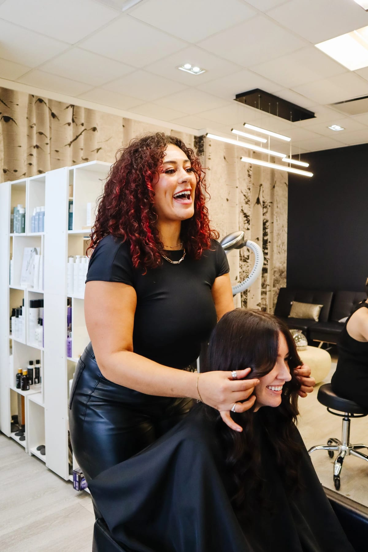 Kiesha Walker-LeRoux, senior director level stylist at Clique Organic Salons